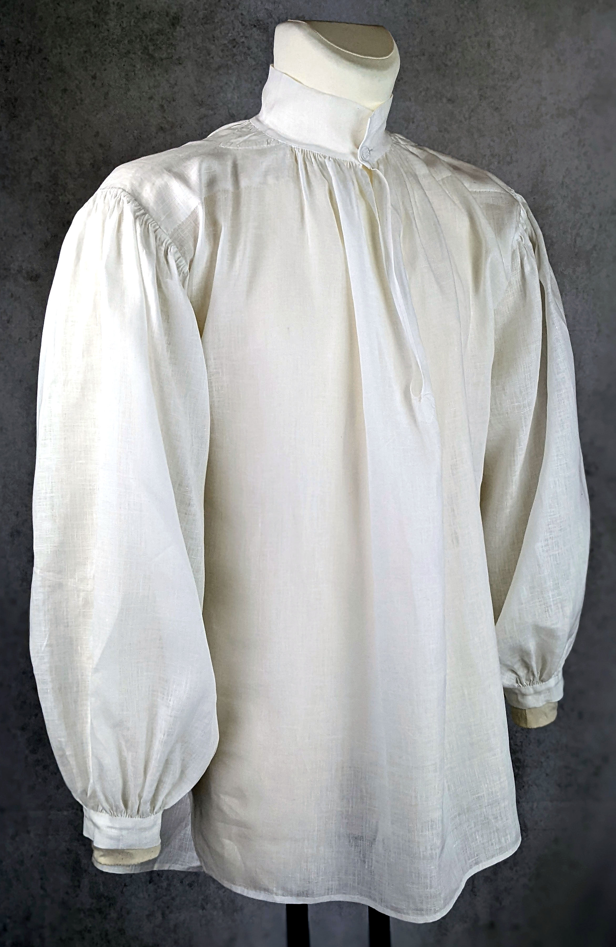 Georgian Empire Regency Mens Shirt Sewing Pattern #0521 Size US 34-56 (EU 44-66)