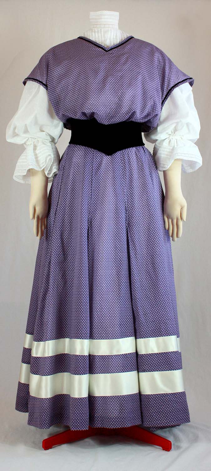 Edwardian Jumper Dress about 1905 Sewing Pattern #0117 Size US 8-30 (EU 34-56) PDF Download